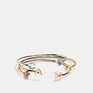 COACH LETTERS CUFF BANGLE SET STYLE NO. 54502